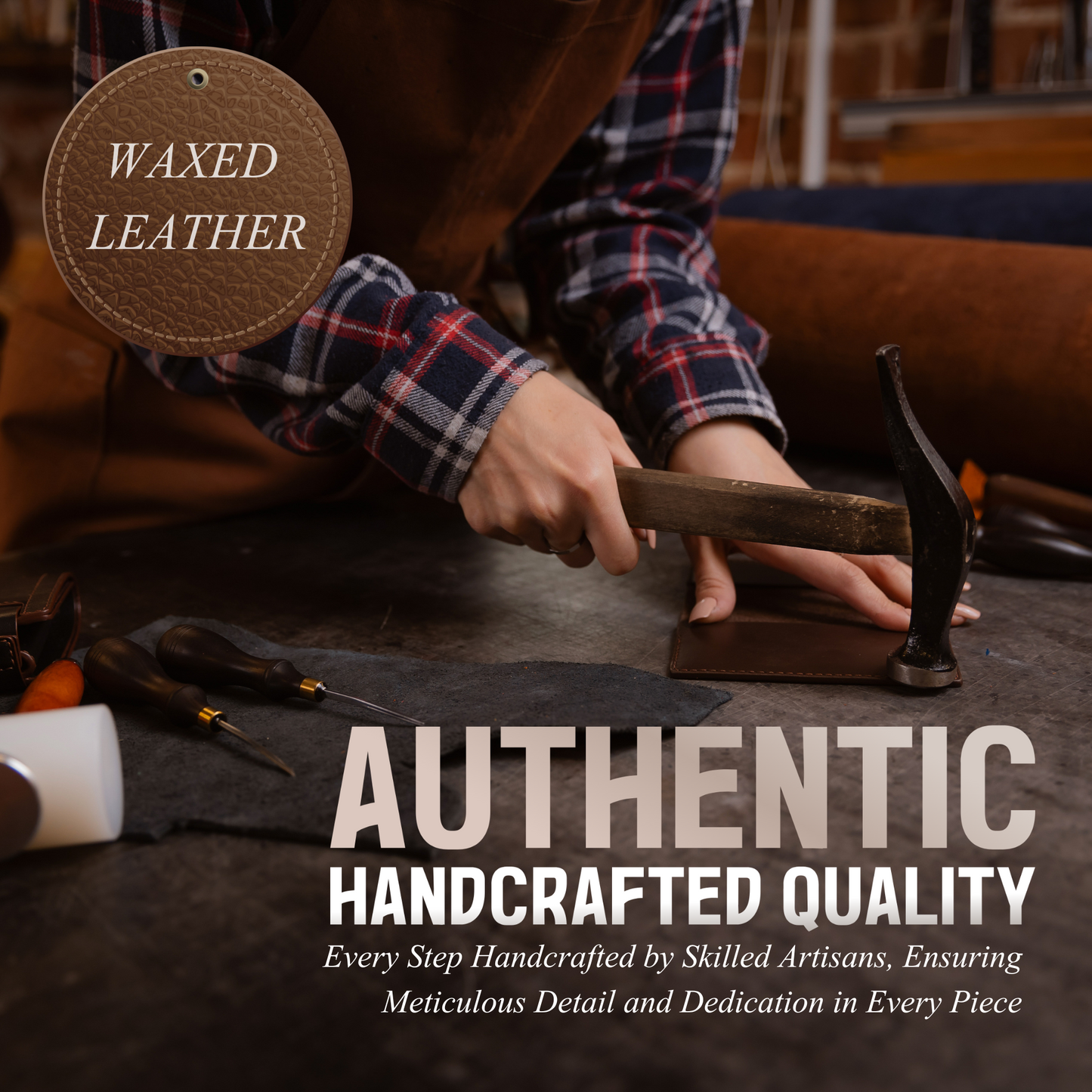 T-rex leather handmade wallet, authentical handcrafted wallet, custom gift ideas for him - Waxed leather