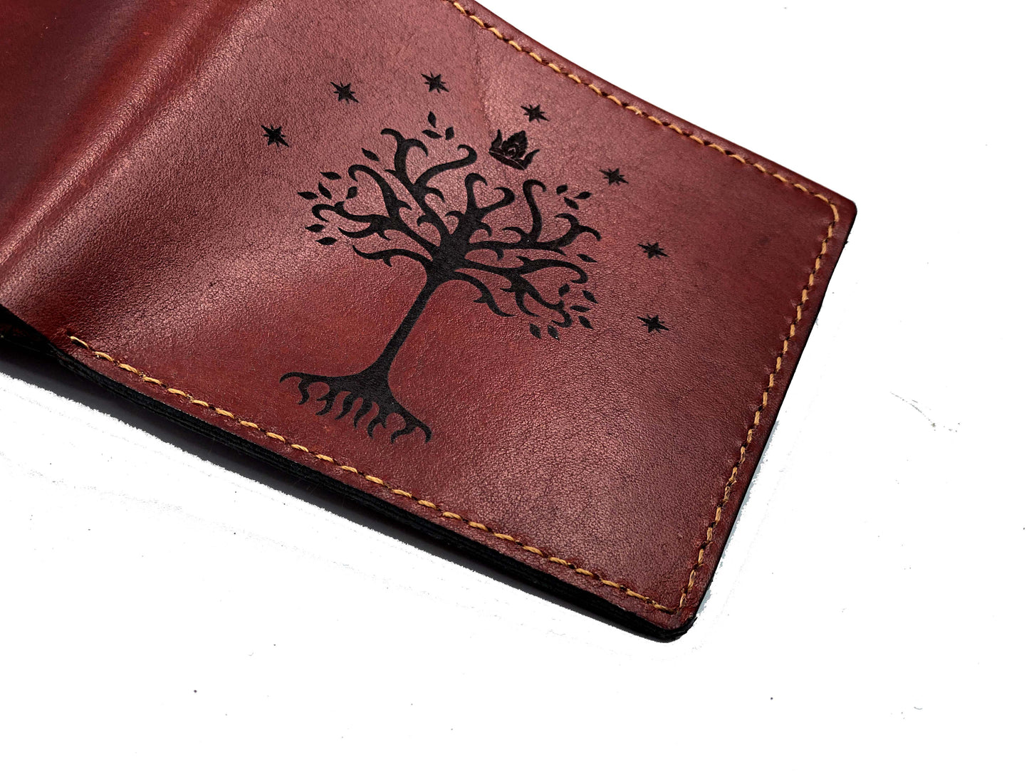 Mayan Corner - White Tree of Gondor - The Lord of the Rings men's wallet, personalized men's gifts, gift for him