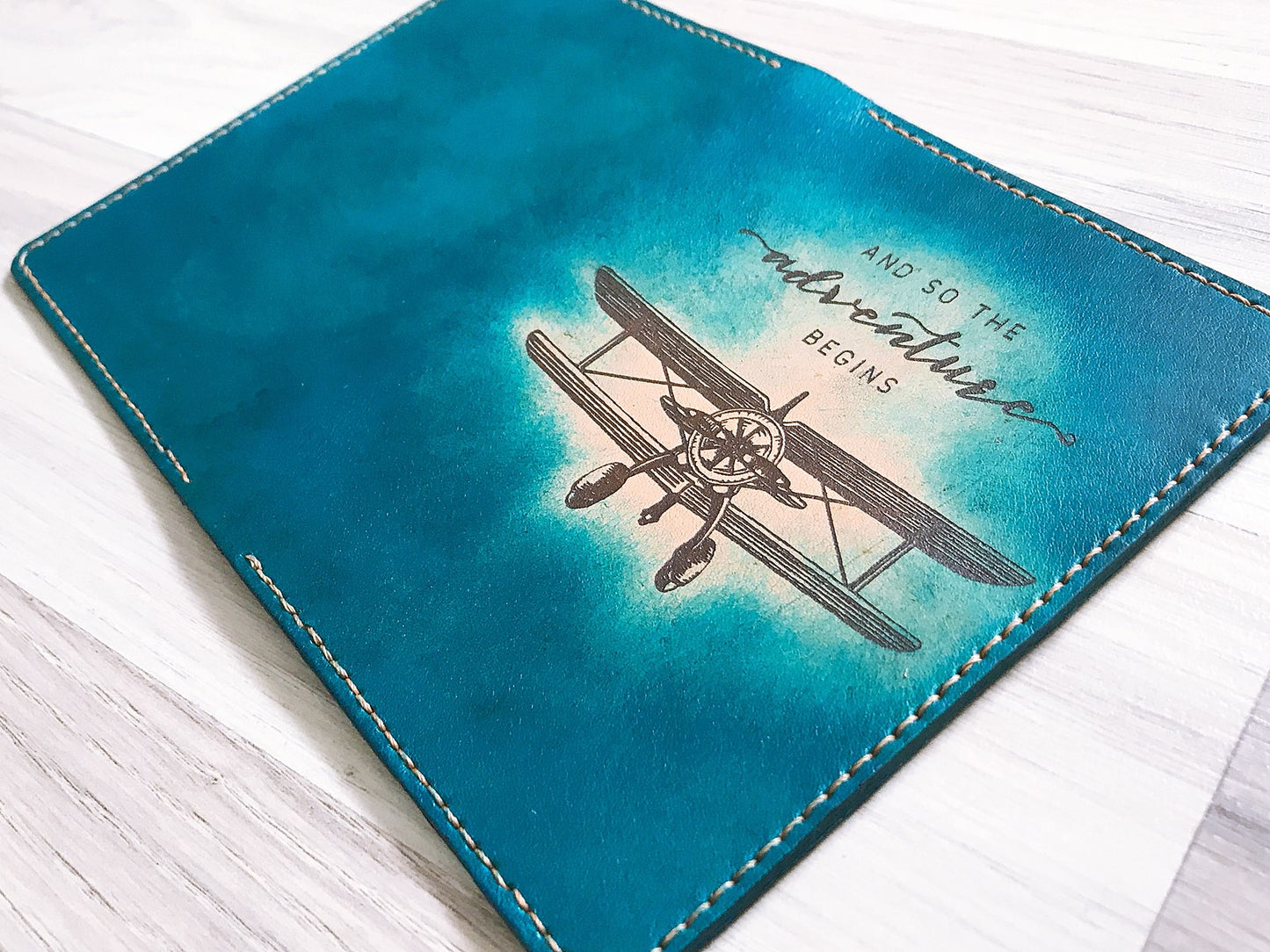 Personalized Adventure Leather Passport Wallet, Passport Cover, Passport Holder, Custom family travel gift, Anniversary gift ideas