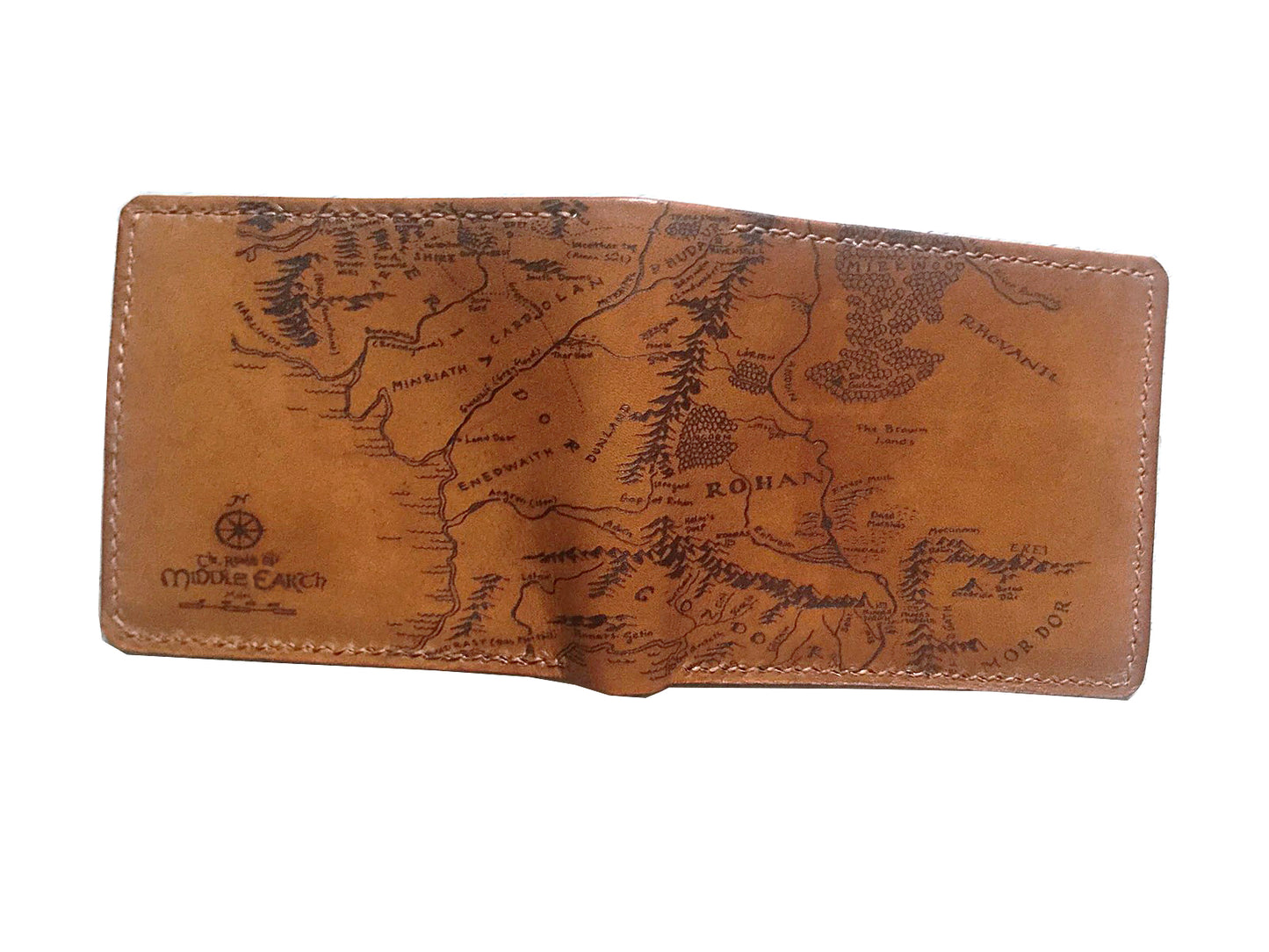 Mayan Corner - The Lord of the Rings middle Earth map men's wallet, men's gift, personalized gift for him, father boyfriend husband anniversary present