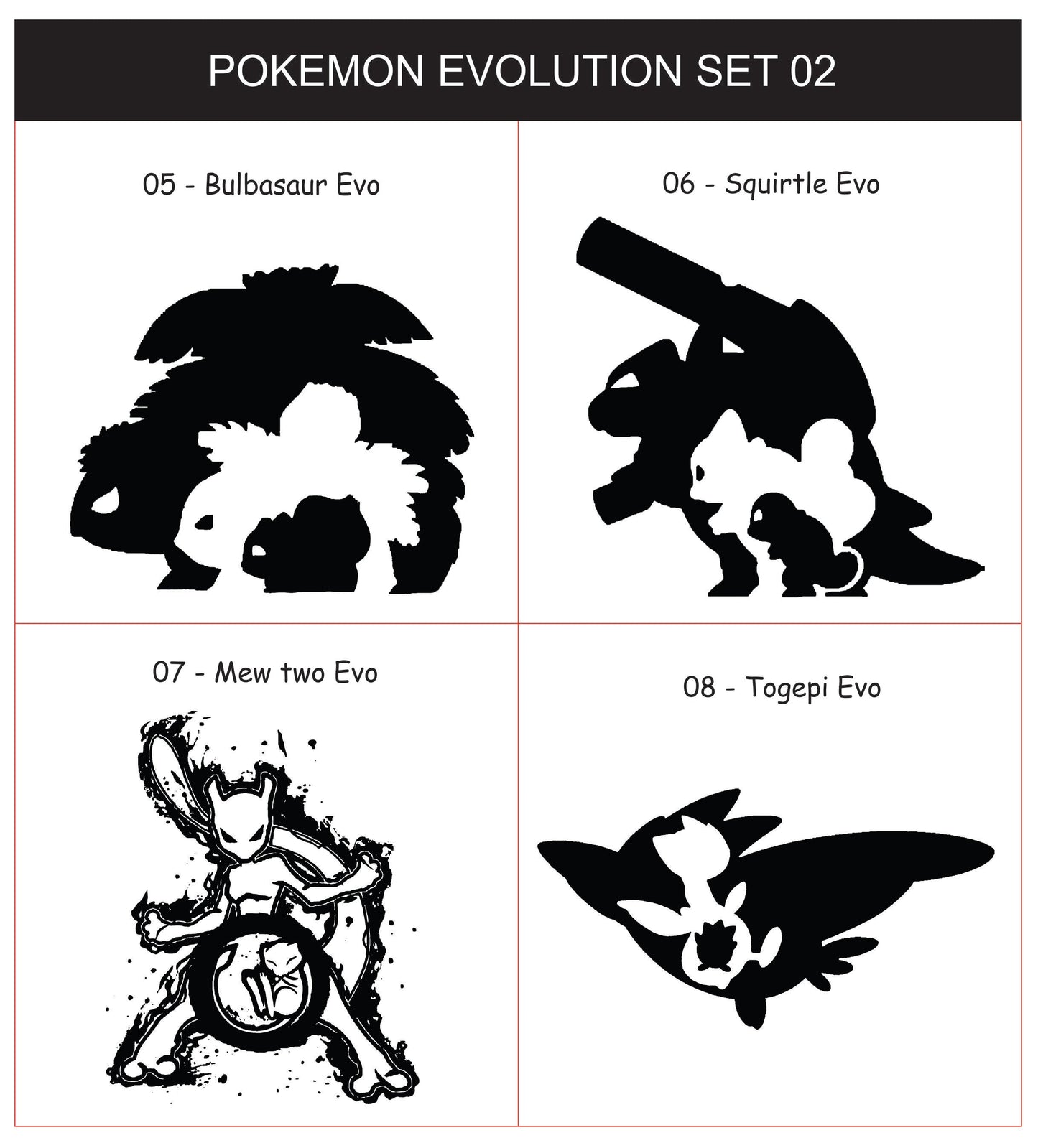 Mayan Corner - Customized pokemon evolution wallet, Mewtwo evolution leather gift, magikarp evolution art present, charizard pokemon engraving gift for men