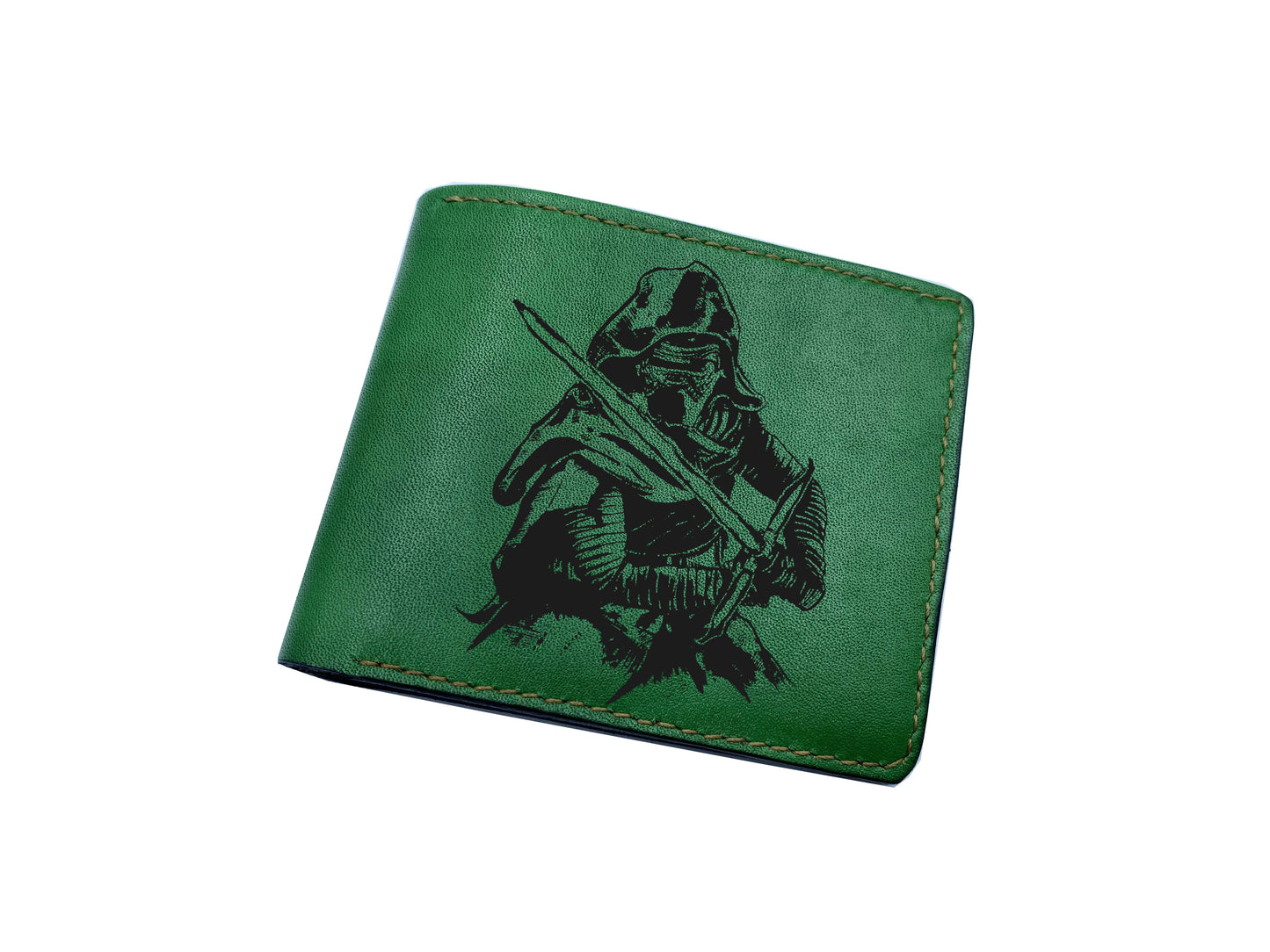 Genuine handmade leather wallet, premium leather gift ideas for men, Starwars characters art drawing, valentine gift ideas for boyfriend