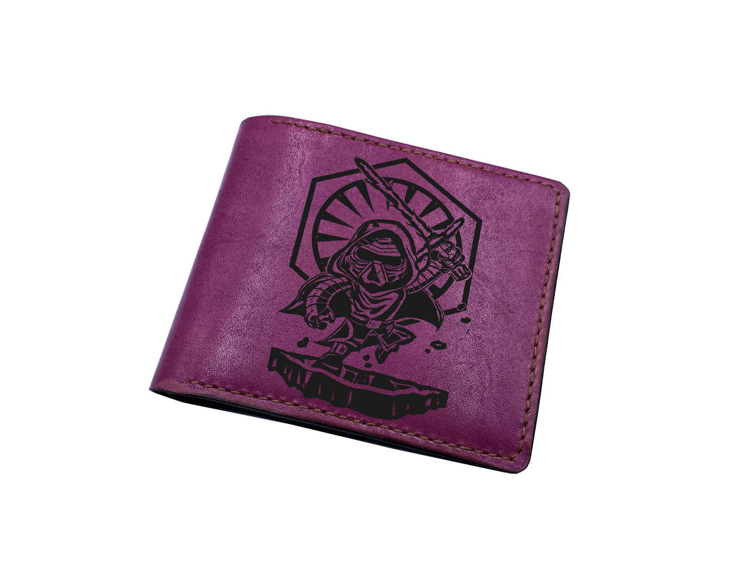 Special Starwars gift ideas for him, Starwars movie series art leather wallet, anniversary gift for boy, cool wallet for dad