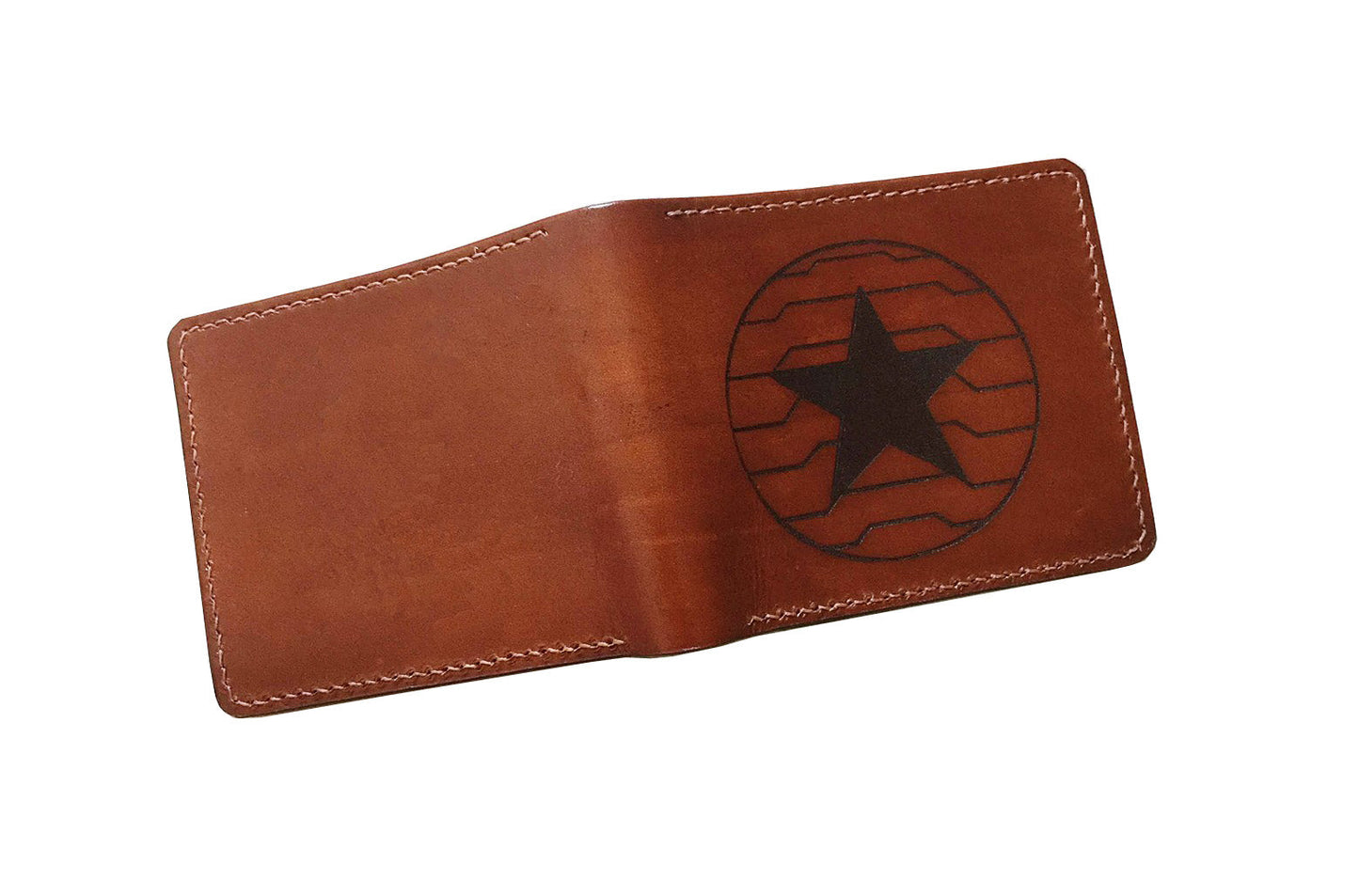 Mayan Corner - Superheroes leather handmade wallet, customized men's wallet, Leather gift ideas for men - Loki leather wallet