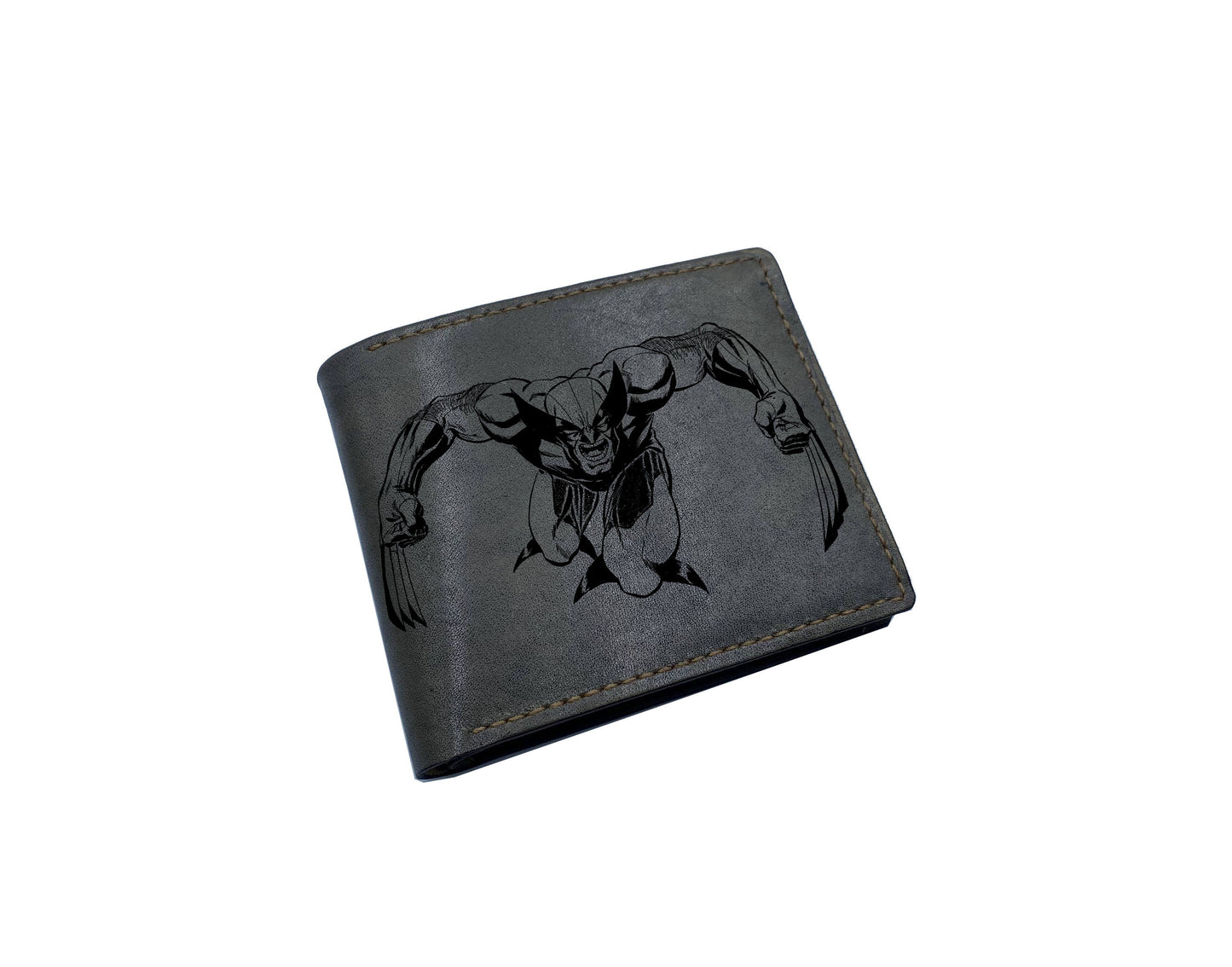 Mayan Corner - Wolverine Xmen superheroes leather handmade wallet, customized wallet for men - 2710224