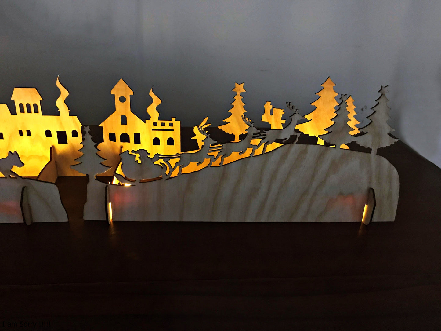 Christmas Wooden Decorations, Fireplace Mantel Decorating, Mantelpiece ideas, Christmas light Nativity Scene Xmas night Window Wooden ornaments