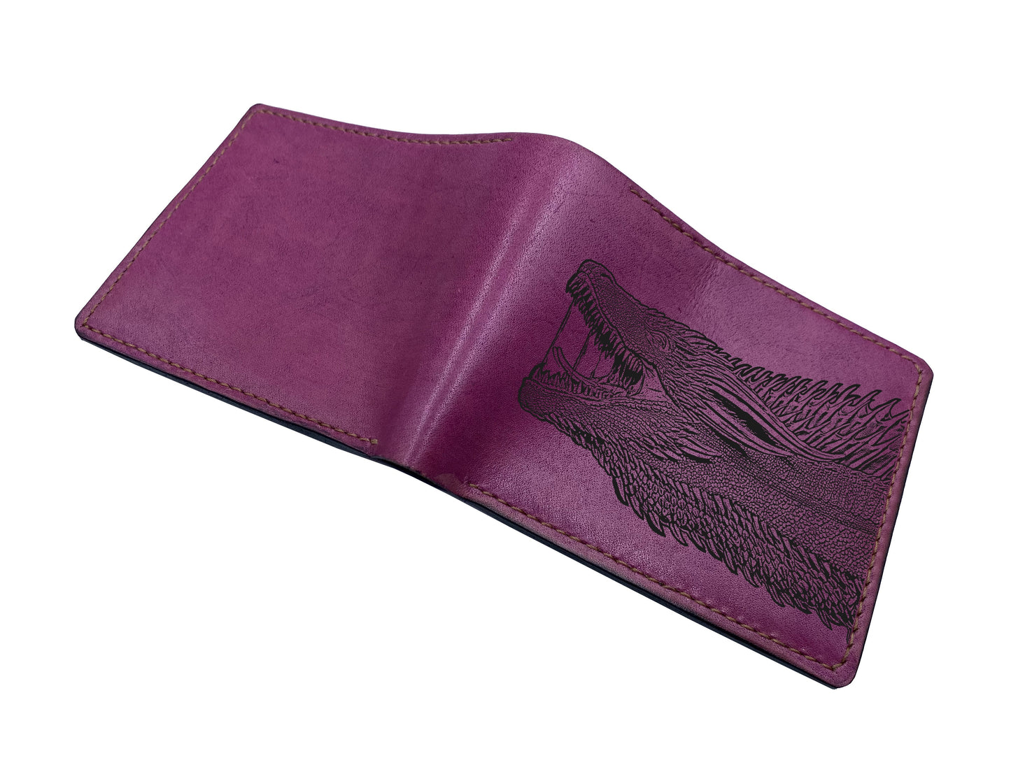 Mayan Corner - Customized leather handmade wallet for men, dragon men's wallet, gift for dad, husband, brother - Targaryen Drogo Game of Thrones - 3110228