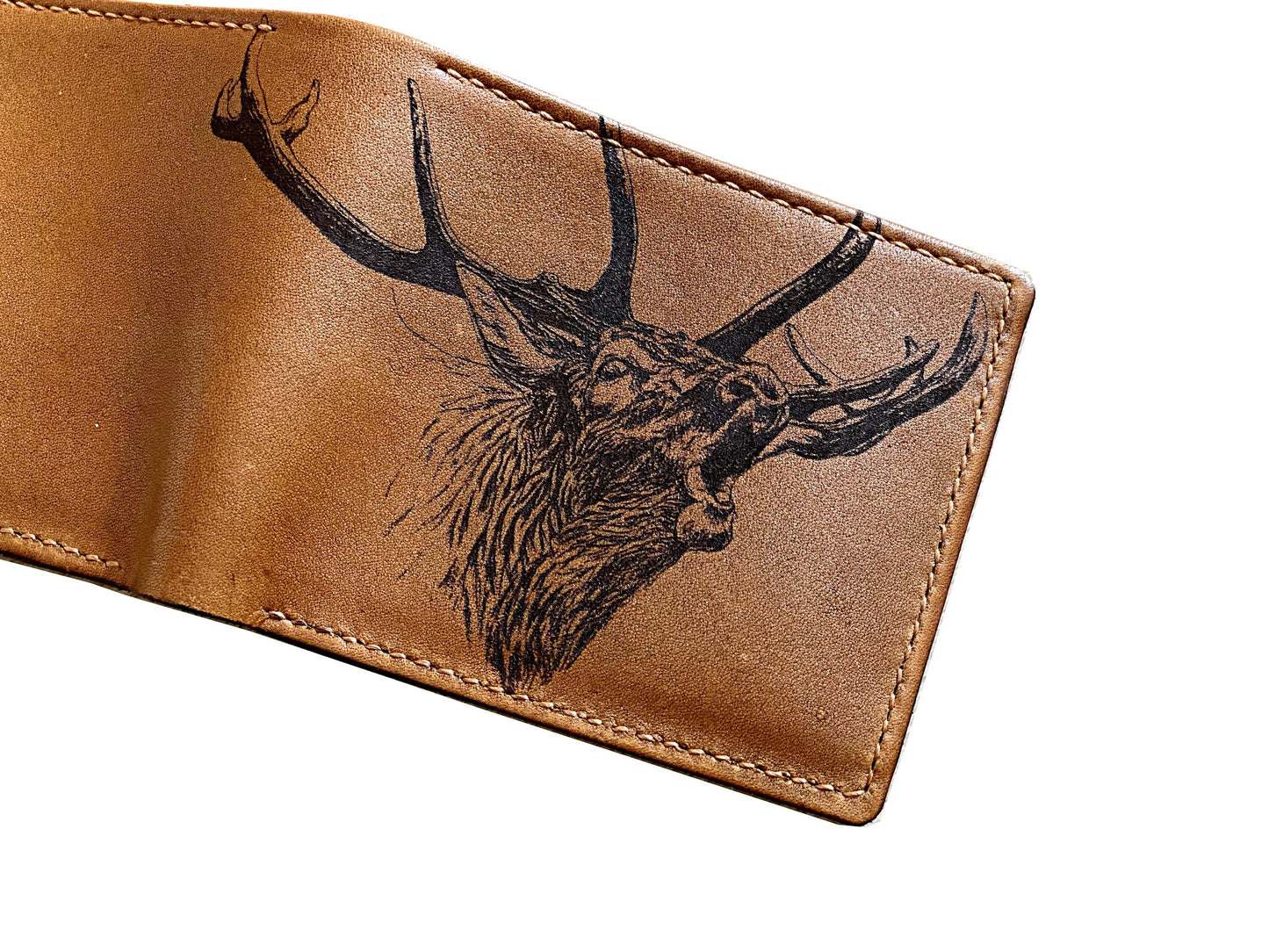 Frog drawing pattern leather men's wallet, customized engraving wallet for men, animal pattern wallet, gift for men, amphibians pattern gift