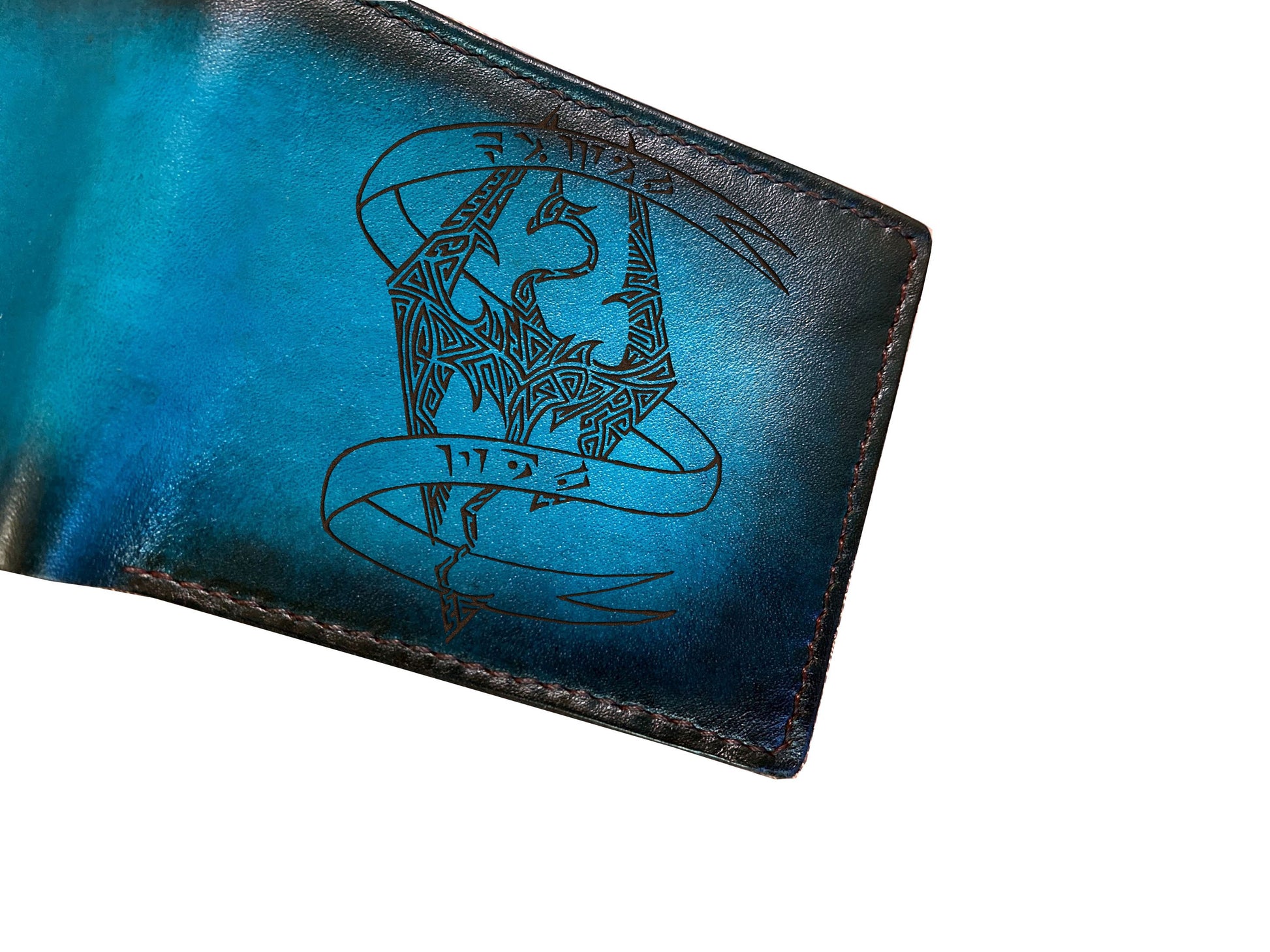 Skyrim logo wallet, personalized leather men's wallet, genuine handmade wallet for him, birthday gift for husband, skyrim game wallet