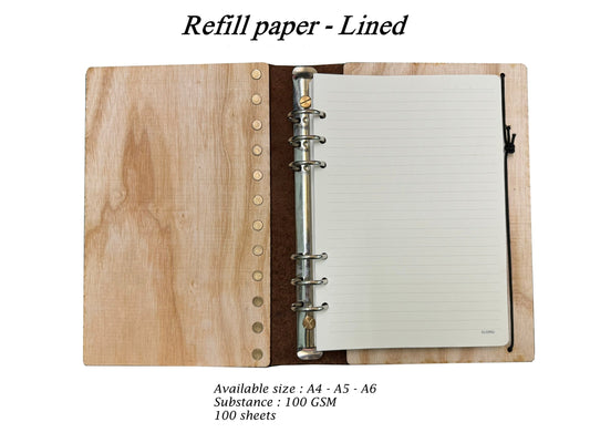 Refill paper for Journal (Additional item)