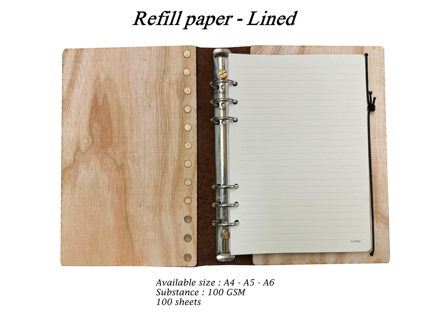 Refill paper for Journal (Additional item)