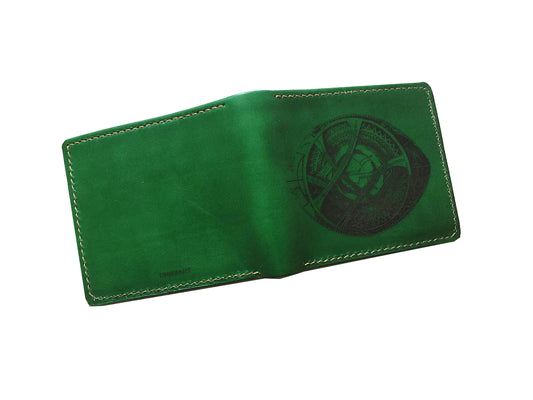 Mayan Corner - Eyes of Agamoto, Doctor Strange men's wallet, Marvel superheroes leather handmade men's gifts