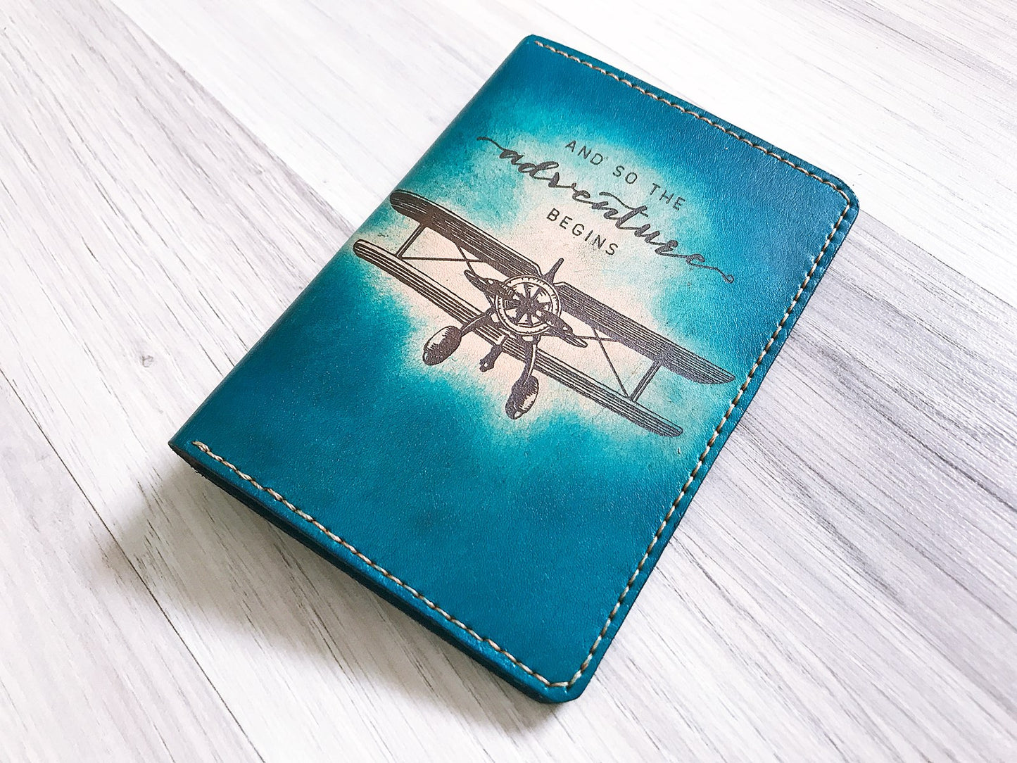 Personalized Adventure Leather Passport Wallet, Passport Cover, Passport Holder, Custom family travel gift, Anniversary gift ideas