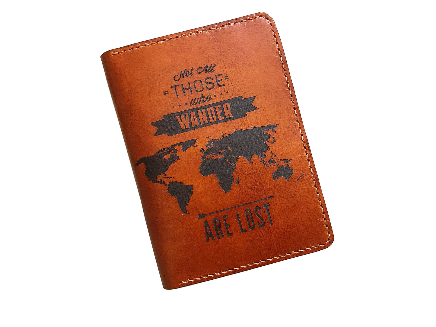 Personalized Wanderlust world map Leather Passport Wallet, Passport Cover, Passport Holder, Custom family travel gift, Anniversary gift ideas