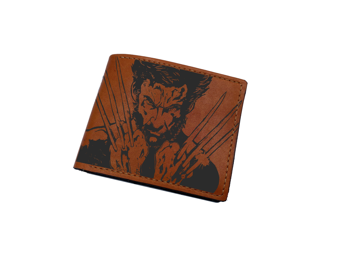 Mayan Corner - Wolverine Logan superheroes leather handmade wallet, superheroes marvel wallet for men - 2710222