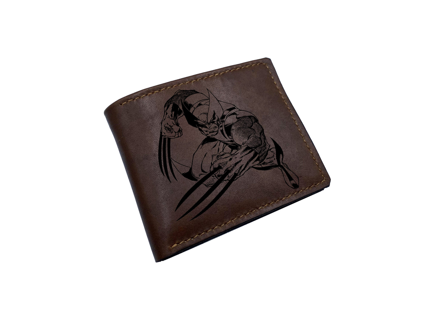 Mayan Corner - Wolverine Logan superheroes leather handmade wallet, superheroes marvel wallet for men - 2710222