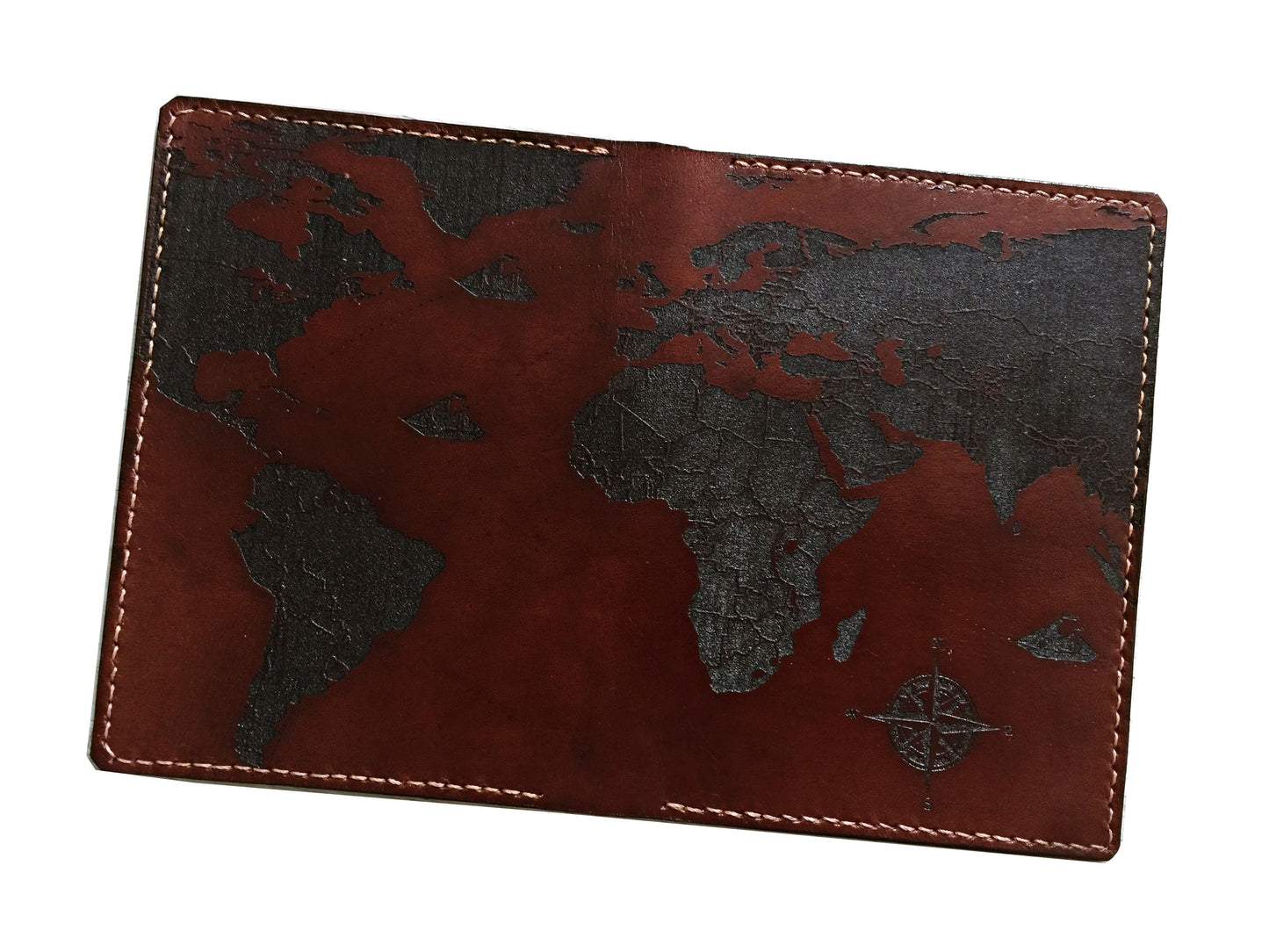 Personalized World map vintage Leather Passport Wallet, Passport Cover, Passport Holder, Custom family travel gift, Anniversary gift ideas