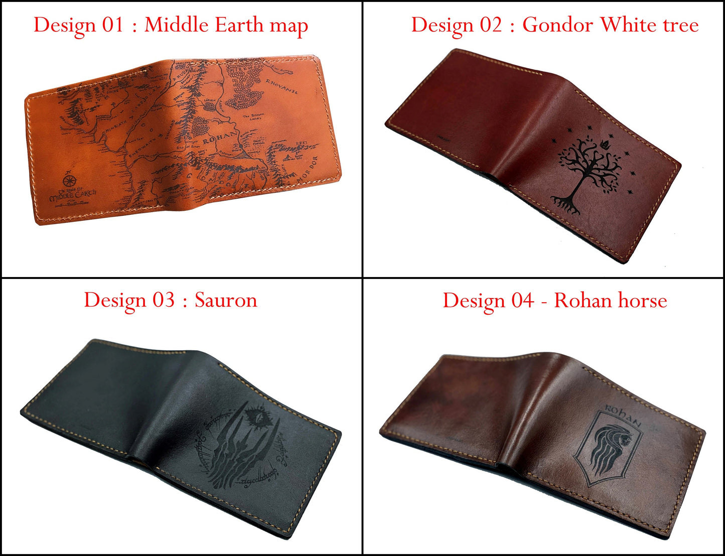 Mayan Corner - Personalized leather handmade wallet, The Lord of the Rings wallet, Sauron eye leather art, lord of the rings leather gift for dad, birthday gift idea for husband, boyfriend