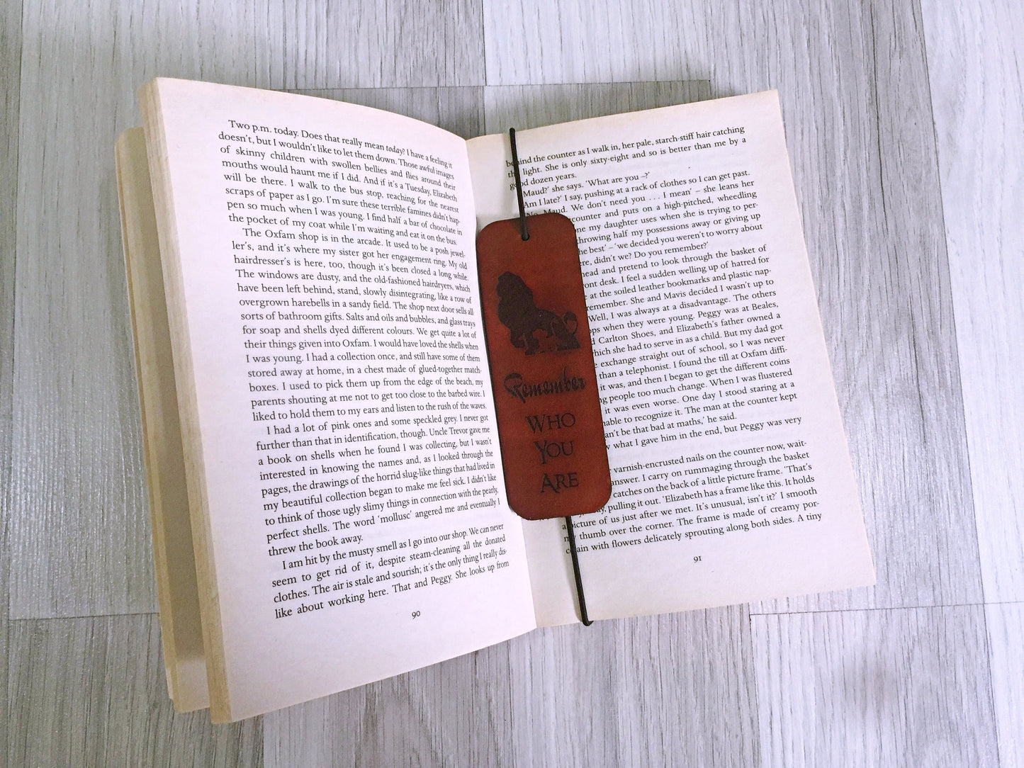 Godzilla King of the Monsters evolution leather Book Mark, custom book mark, gift for reader, book lover, anniversary present for him her