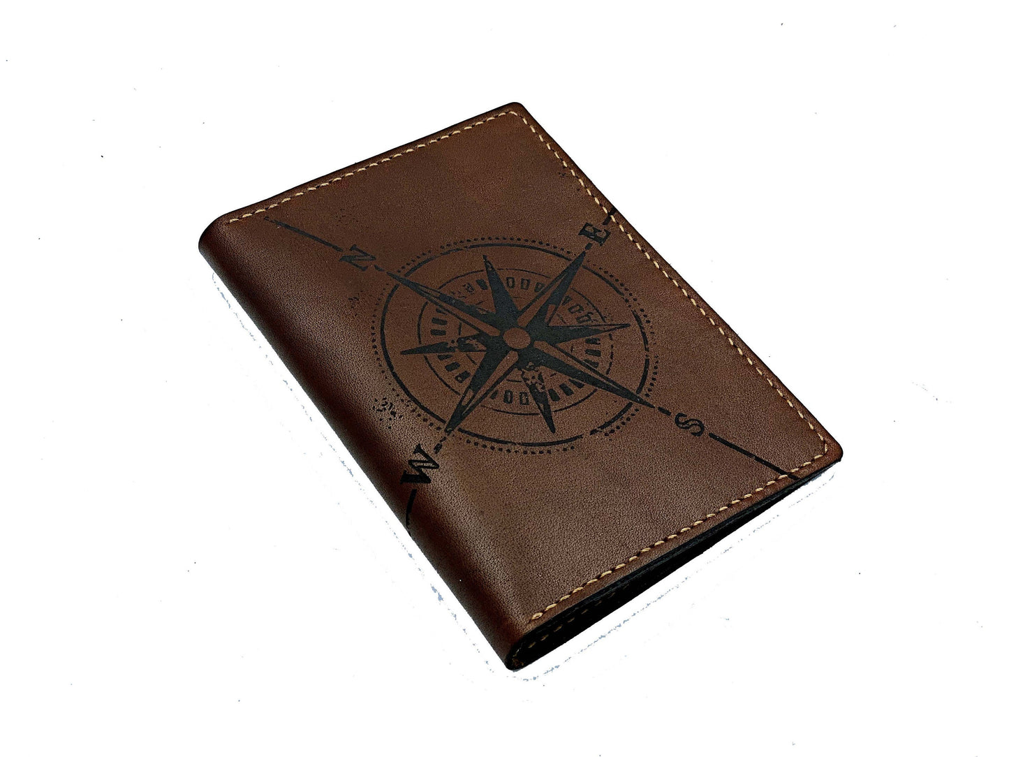 Personalized modern compass leather Passport Wallet, Passport Cover, Passport Holder, Travel case cover, family passport holder