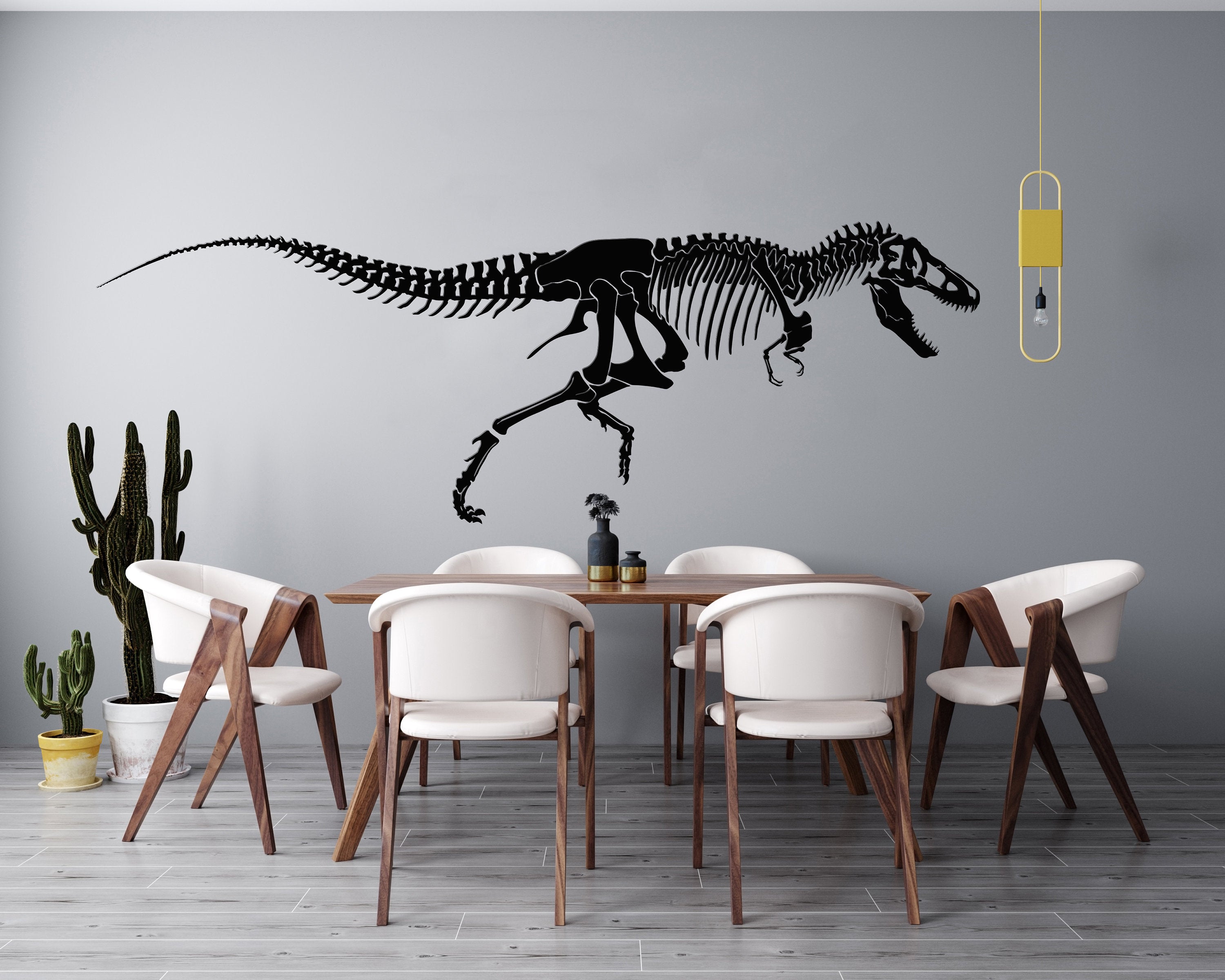 Wooden 2025 dinosaur skeleton