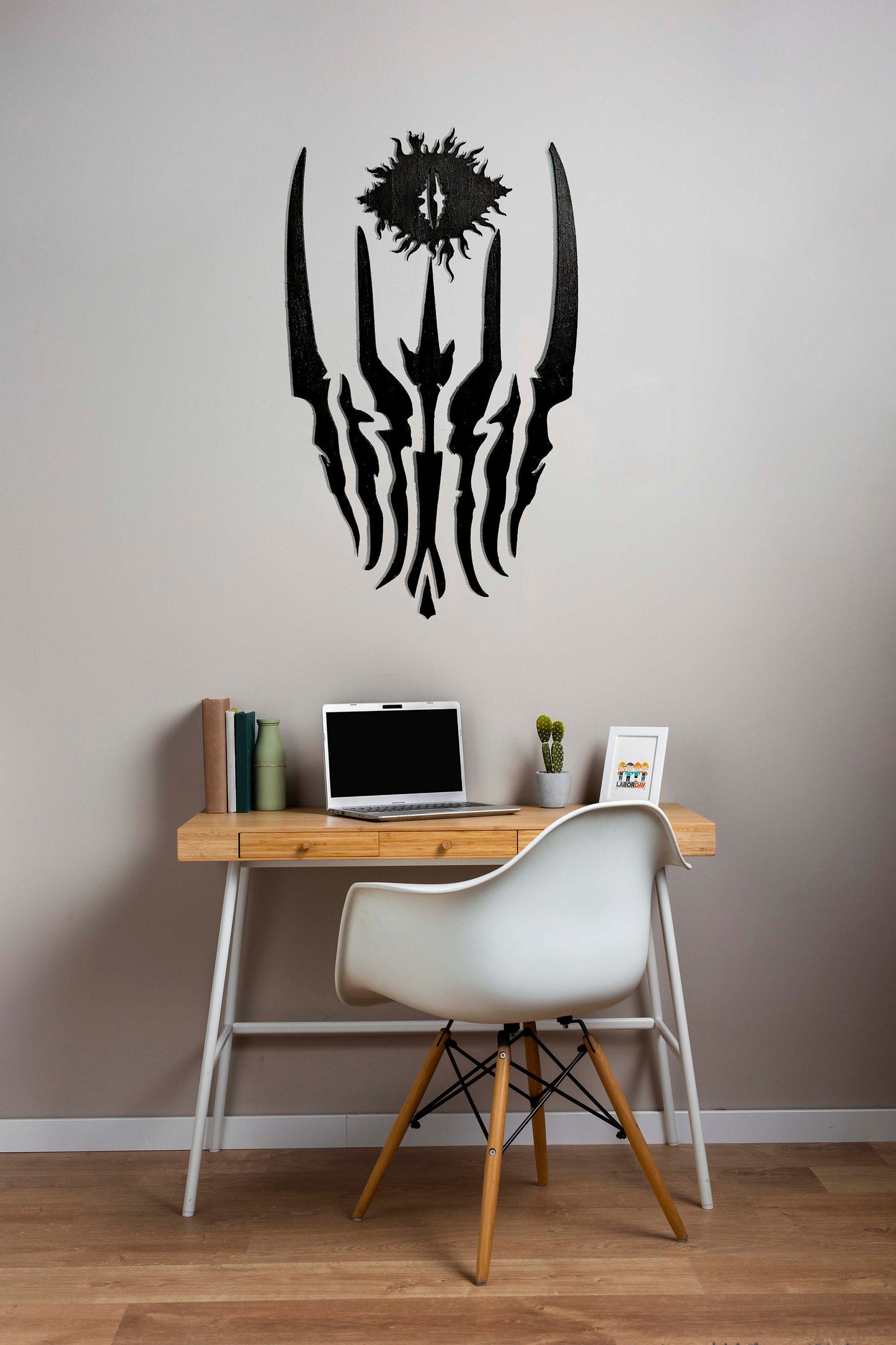 Unik4art - Wooden wall art home decor, Sauron wall art decoration, living room bedroom nursery morden decor